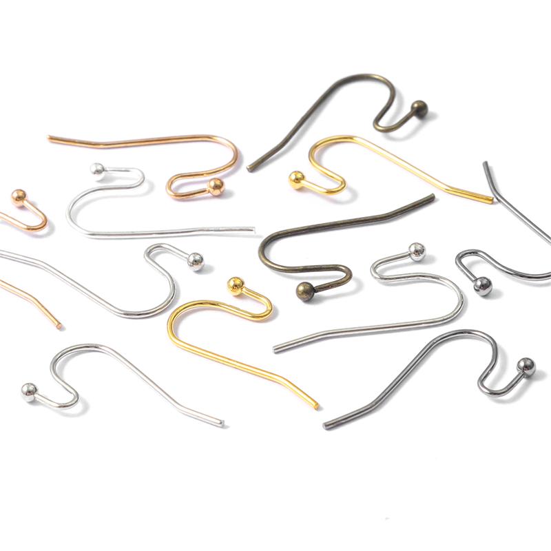 100Pcs 20x22mm Irony Charm Findings Earrings Clasps Hooks Fittings DIY Jewelry Making Accessories