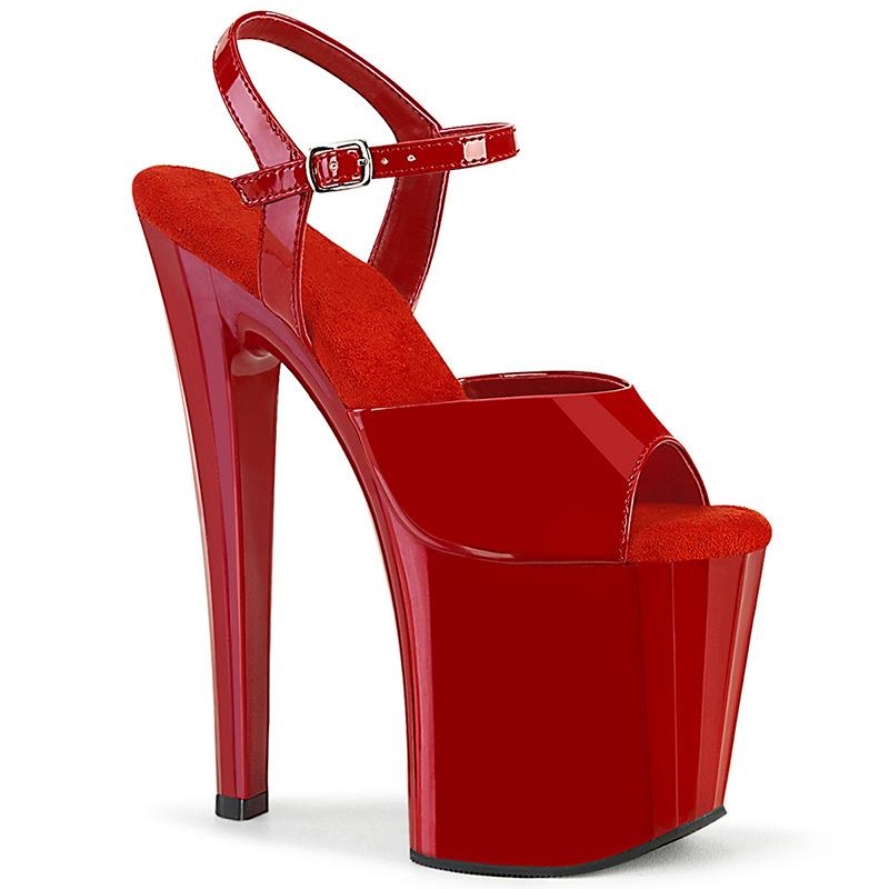 Sexy Women Pole Dance Shoes Pumps Party Club Platform High-heeled Shoes Summer Peep Toe Sandals