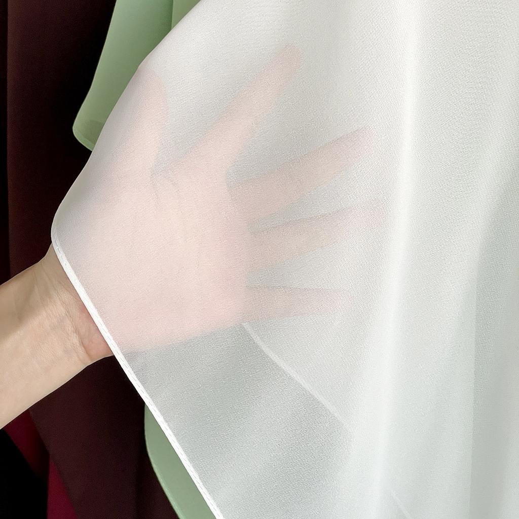 Sciarpa con scollo asimmetrico capospalla da donna 1116 nuovo di alta gamma per vacanze viaggi estate scialle sottile di seta sciarpa all'ingrosso
