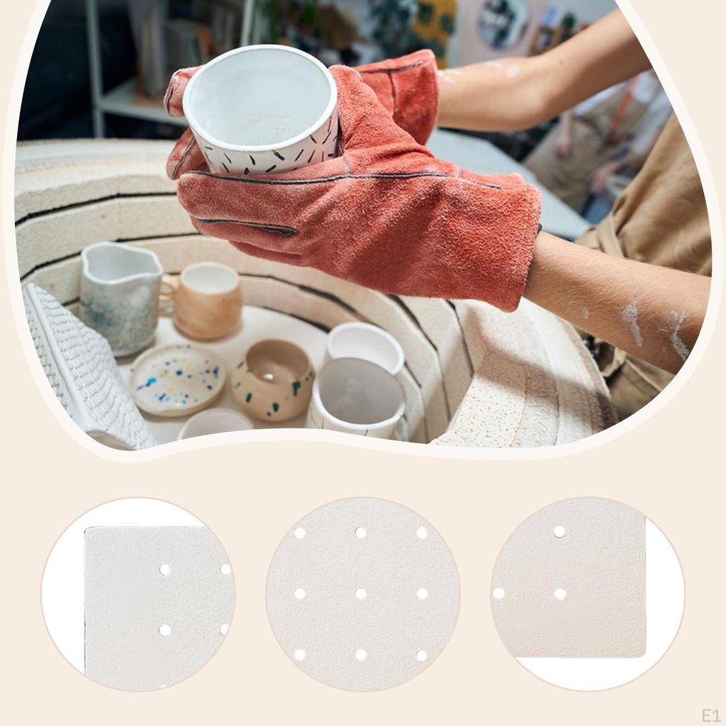 Thin Shelf Plate with Heat Vents High Temperature for Stable Firing, Ceramic Firing