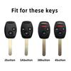 For Honda Accord Civic Fit Freed Stepwgn Cr-V 2/3/4 Buttons Tpu Car Key Case Cover Keyless Fob Shell Holder Protector