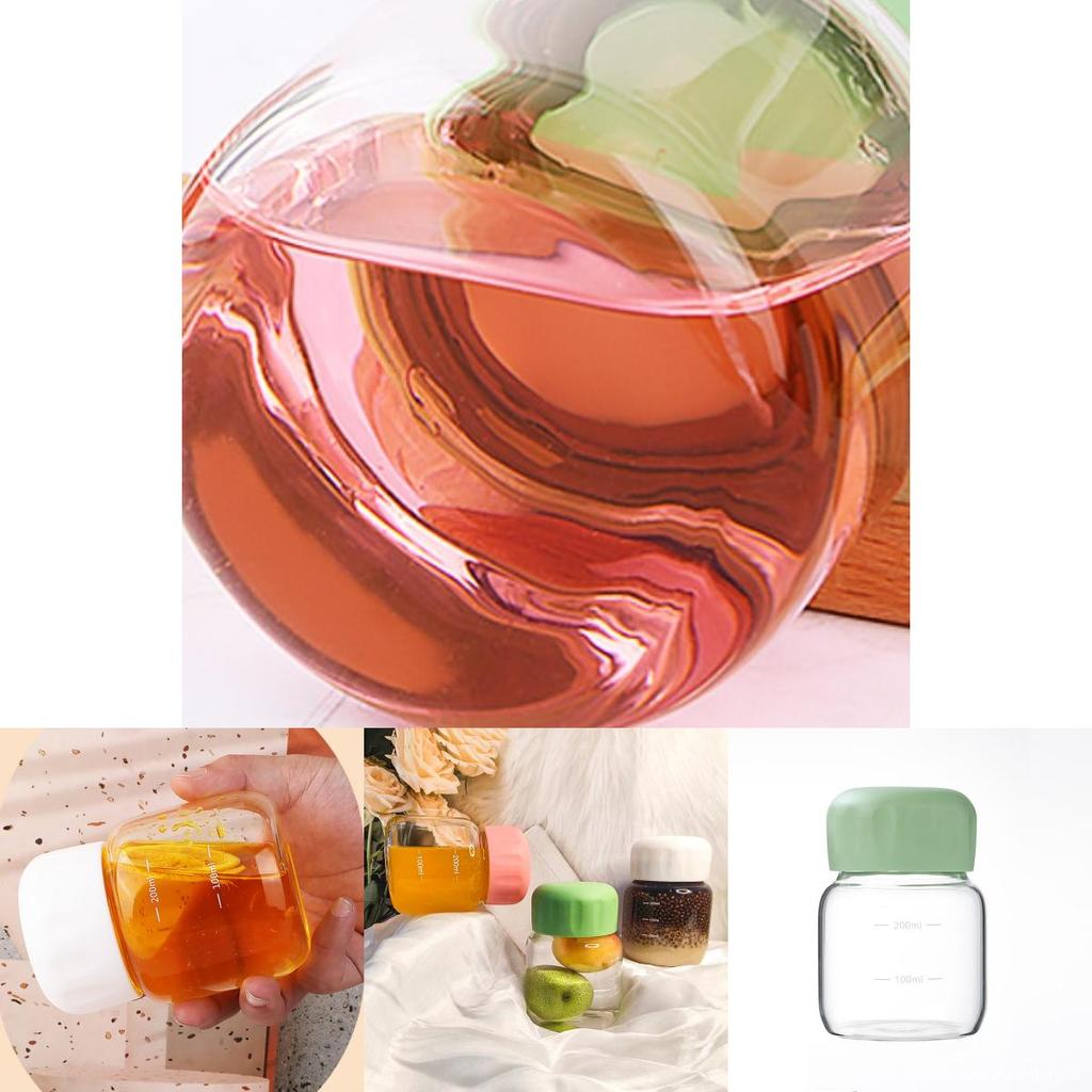 Durable And Leak-proof Mini Water Cup For Women Portable And Creative Style 300ml White Ordinary Glass