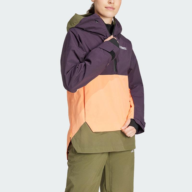 Adidas Xperior 2L Lined Rain.Rdy Anorak Outdoor Waterproof Windproof Breathable Durable Hooded Ski Jacket Women Jacket JE4063