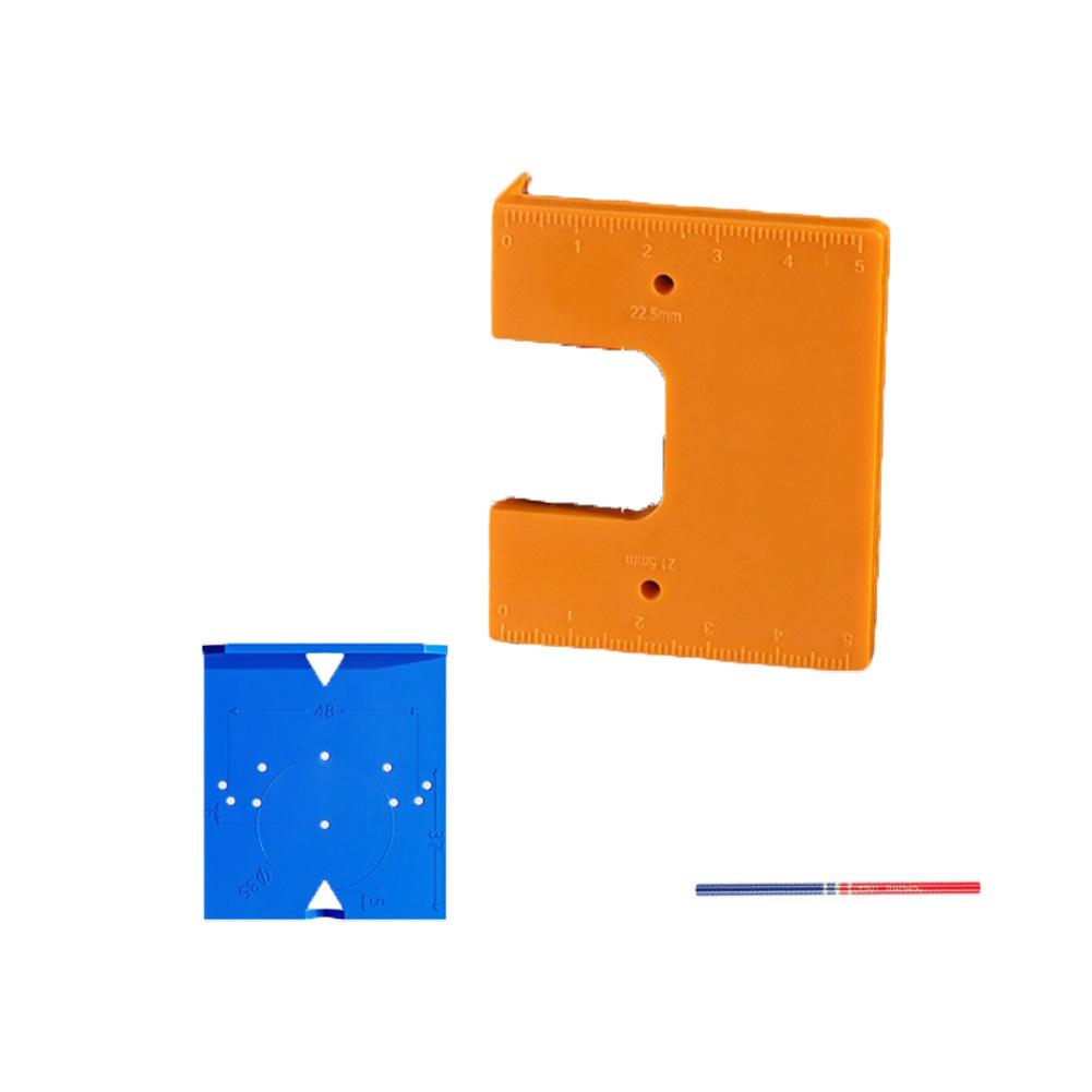 1set Hinge Mounting Plate Heavy-Duty Magnetic Cabinet Hinge Installation Clips With Hinge Positioner For Quick Precise Setup