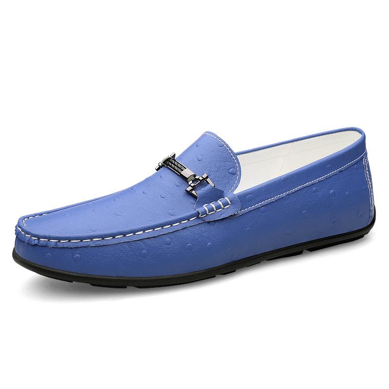 Men s Large Slip-On Leather Moccasins: Formal & Casual Driving Loafers 42