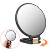 Magnifying Mirror, Hand Mirror with Handle, Double Sided Hand Mirror with 30X/1X Magnification, Travel Foldable Makeup Mirror