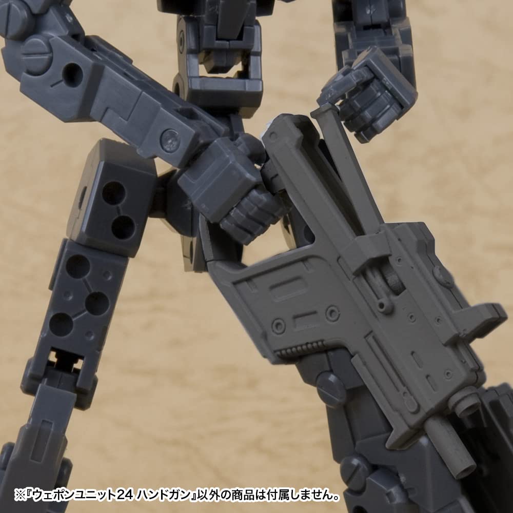 Kotobukiya Modeling Support Goods Weapon Unit 24 50mm in Plastic Model MW24X (KOTOBUKIYA) M.S.G Handgun, Approx. Length, Non-Scale