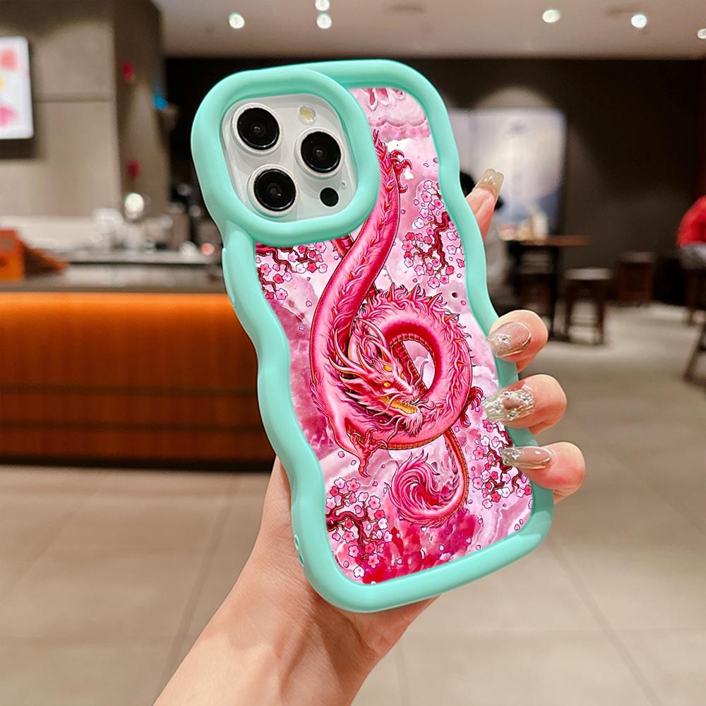Ae77 Dragon Design Art Protective Phone Cases for iPhone 14 13 Pro Max 11 12 15 Plus XR Infinix Hot 40i Smart8 Tecno Big Wave TPU Back Cover
