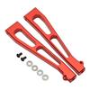 2Pcs RC Car Front Upper Swing Arm Replacement Aluminum Alloy RC Accessories for JLB 1 10 TruckRed