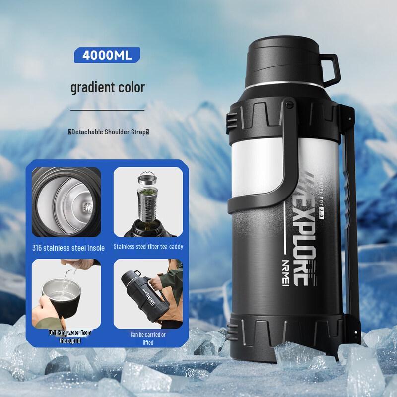 Youluo 2000ML Large Capacity Insulated Water Bottle
