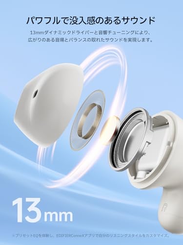 EDIFIER X1 Lite Wireless Earbuds with AI-Powered Noise Cancelling, 26 Hours of Playtime, Bluetooth 5.4, 60ms Ultra-Low Latency for Apps, Game Mode, IP