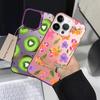Case for iPhone 17 Pro Max 15 Plus Air 13 Pro 14 12 16 11 XR XS Back Phone Cover Fruit Flowers