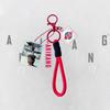 7 Stück BTS ARIRANG Thema Schlüsselanhänger, Bangtan Boys Foto Anhänger mit roter geflochtener Schnur, Kpop ARMY Fans Taschenzubehör, Kpop Idol Taschenanhänger für ARMY Fans