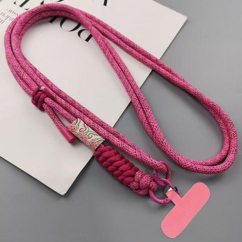 Nylon Adjustable Wrist Strap Crossbody Shoulder Lanyard Anti Lost Lanyards Keychain Chain Rope for IPhone Bracelet Strap