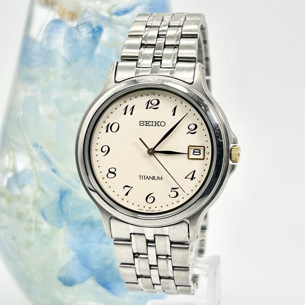 [USED] SEIKO TITANIUM 7N42-8A60 Quartz Watch
