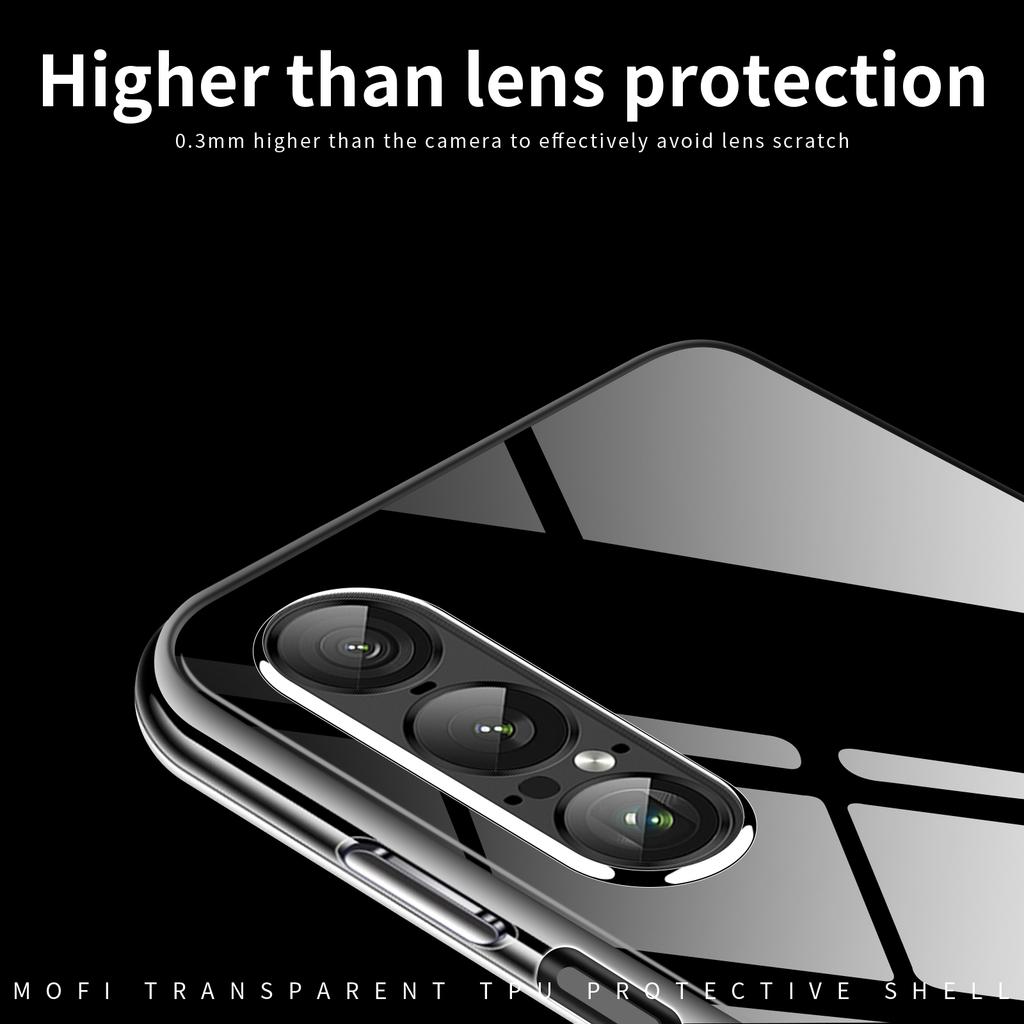 For Sony Xperia 1 VII Clear Phone Case MOFI Ultra-Thin TPU Phone Back Cover