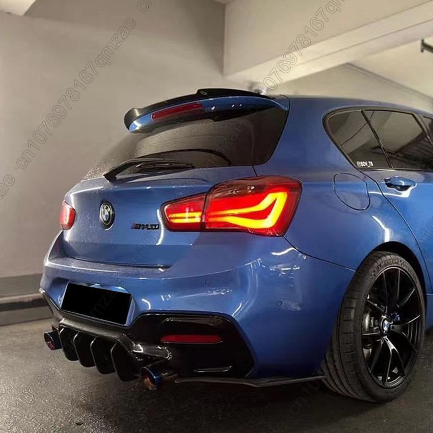 Hatchback Rear Roof Spoiler For BMW 1 Series F20 F21 2011-2020 120i 118im 135i 116i M135 M140 Black Rear Roof Lip Spoiler Wing TKJLP1