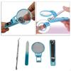 Nail S Set,Nail with Magnifying File and Ingrown Tool Fingernail Toenail for Thick Nails,