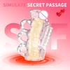 1Pcs Open-Ended Pocket Pussy Blowjob Glans Trainer Penis Sleeve Manual Male Masturbator Ejaculation Delay Simulation Sex Toy