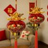 Heißprägung Prägung Frühlingsfest Laternen Leuchtend Chinesischer Stil Neujahrsanhänger Segen Handgefertigt Pagodenlaterne Heimdekoration