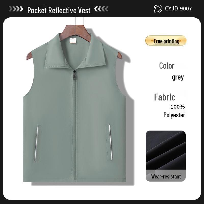 Customized Volunteer & Guide Vests with Logo for Supermarkets & Storage Activities