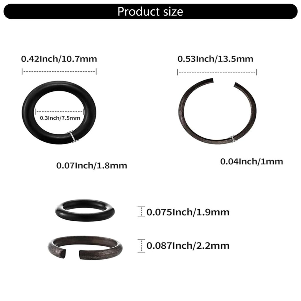 Essential 3/8Inch Socket Impact Wrench Retaining Rings Retainer Rings with O Rings Tool for Type 3/8inch Impact Wrench