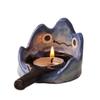 Calcifer Candlestick Flame Resin Craft Desktop Aromatherapy Candlestick Base Livingroom Decoration Home Ornament