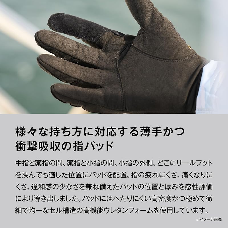 Shimano 05 Ocea Casting Pro Gloves GL-062Y Ocea Navy L