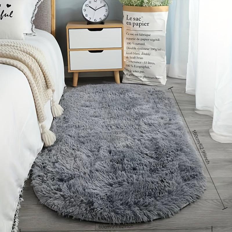 Soft Fluffy Shag 1pc Area Rugs - Non-Slip Machine Washable Carpet - Luxury Home Decor Room Decor for Living Room, Bedroom