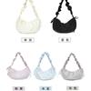 Pleated cloud bag summer new trendy girl shoulder bag commuter high sense fashion large capacity armpit bag