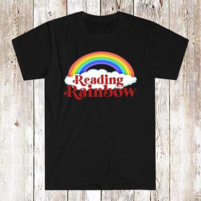 Men's and Women's T-shirts Reading Rainbow
