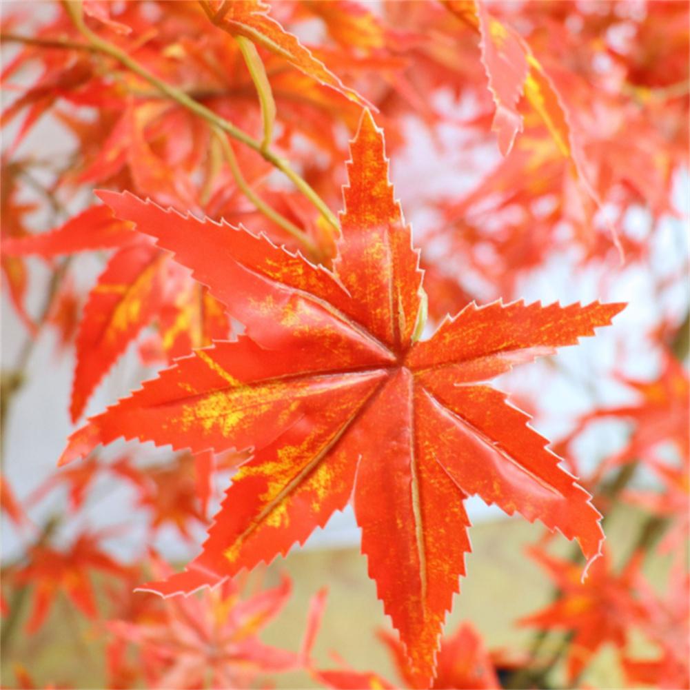 3.9ft/4.9ft/5.9ft Autumn Maple Artificial Tree Tall Fake Potted Fall Tree With Planter Large Faux Tree Indoor For Farmhouse Home