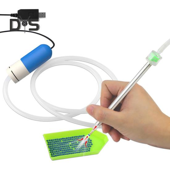 Вакуумна ручка для алмазної мозаїки Електричний інструмент для викладання алмазів Без воску Живлення від USB Вакуумна ручка для алмазної мозаїки для DIY алмазного мистецтва