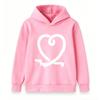 Kids Boys Girls Pullover Hoodie, Cute Dachshund Heart Print Soft Casual Long Sleeve Hooded Sweatshirt for Daily Wear, School and Outdoor Activities