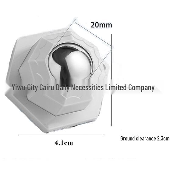 Silent Adhesive Caster: Three-Ball & Five-Ball Roller Wheel for Mobile Furniture