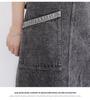 Customizable Washable Denim Apron: For Coffee, Tea, BBQ, Barber, and Flower Shop Workwear