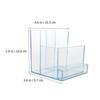 1Pcs Nail Drill Bits Holder Stand Organizer 13 Holes Manicure Polisher Rack Clear Nail Art Tool Organizer Grinding Storage Shelf