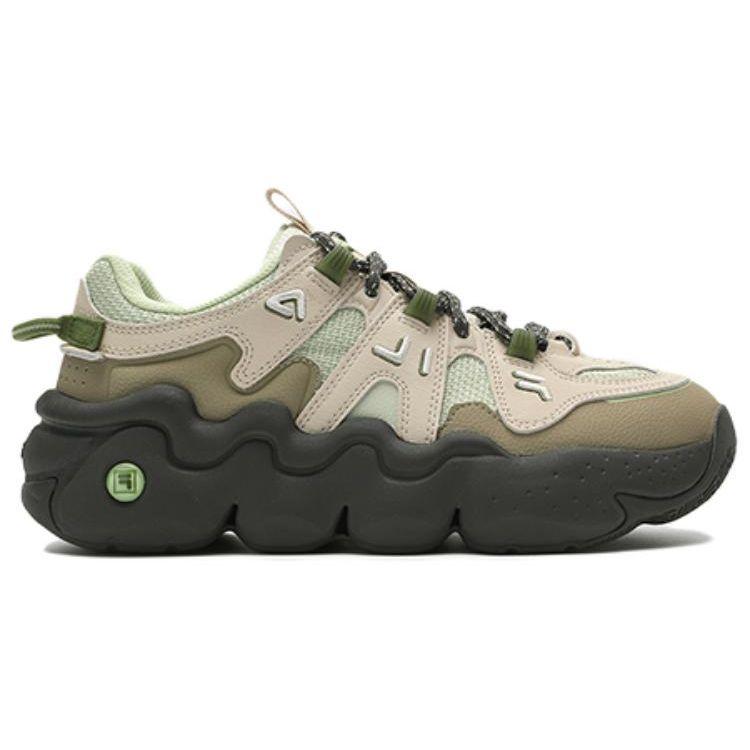Fila Panini Comfortable Versatile Durable Low-Top Casual City Commuting Running Shoes Women Sneaker Green White F12W412111FTA