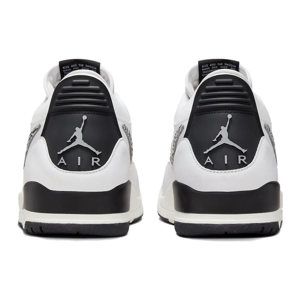 Air Jordan Legacy 312 Low Elephant Swoosh Herren Sneaker Weiß Schwarz Sail CD7069-110