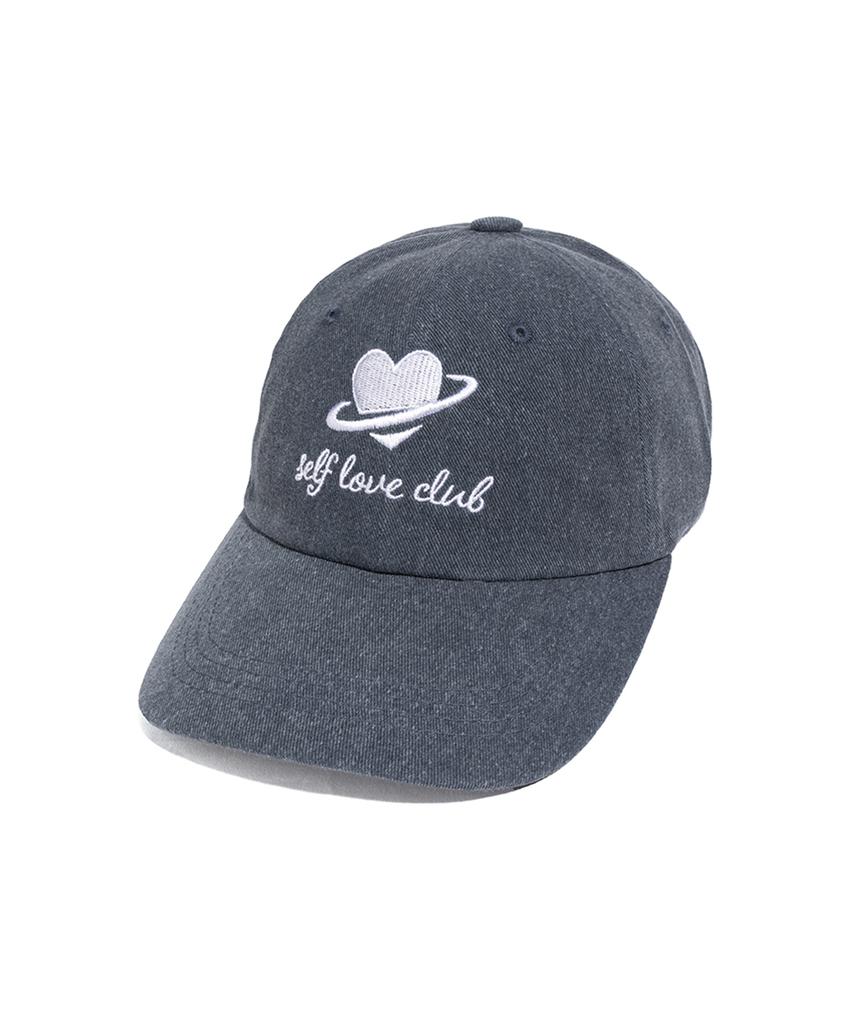 NET SOCIAL CLUB Self Love Pigment Washed Cap (Slate Blue)