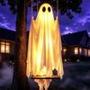 Halloween Geist Hängende Schaukel Dekoration Mit Fernbedienung LED-Lichtern Für Außenbereich Garten Und Hof