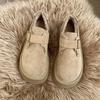 Thick-soled Velvet Shoes Women's New Autumn and Winter Fluffy Cotton Shoes Snow Boots