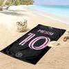 Football Star Messi Beach Towel Suitable for Travel, Outdoor Activities, Swimming Pools, Yoga, Surfing, Camping, Hiking, Gym