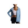 On Climate Zip Hoodie Comfortable Fashi Versatile Lg Sleeve Jacket Women jackets Light-Gray Blue 1WE10330732