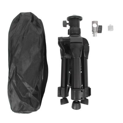 Level Tripod 0.45m Telescopic Thickened Aluminum Alloy Leveling Tripod Stand with 3 Way Stabilizer
