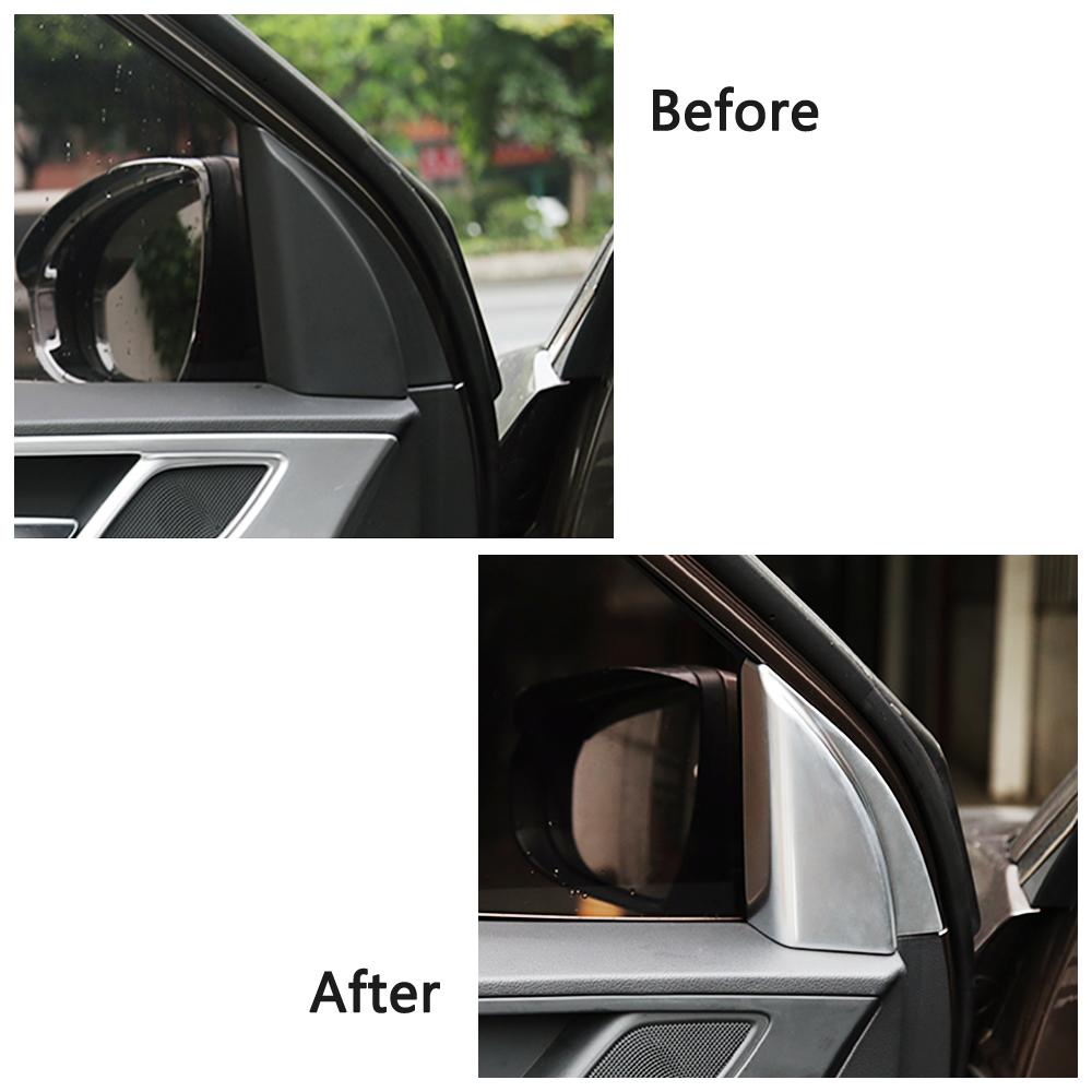 Pentru Hyundai Tucson 2015-2020 Mașină Ușă Față Spate Geam Interior Stâlp Triunghiular Acoperire Garnitură Autocolant ABS Accesorii