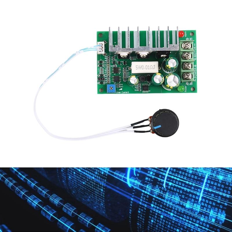 High Efficiency 10A Direct Current Motor Speed Regulator Controller 10V-60V PWM Control For Fan And Pumps Automation