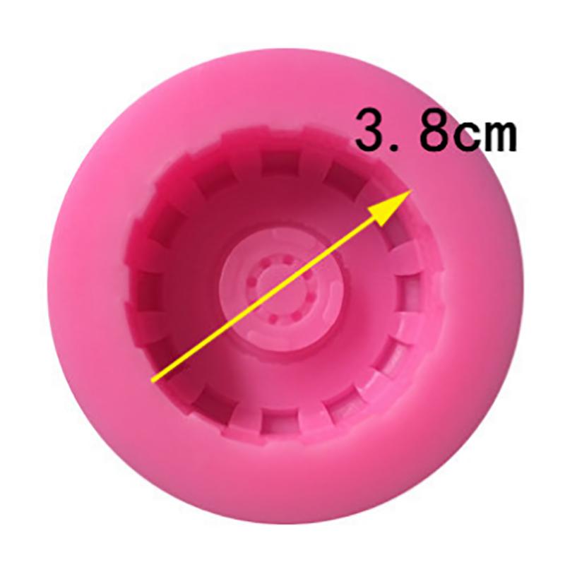 3D Tires Wheel Silicone Mold DIY Sugar Chocolate Fondant Cake Cupcake Baking Mould