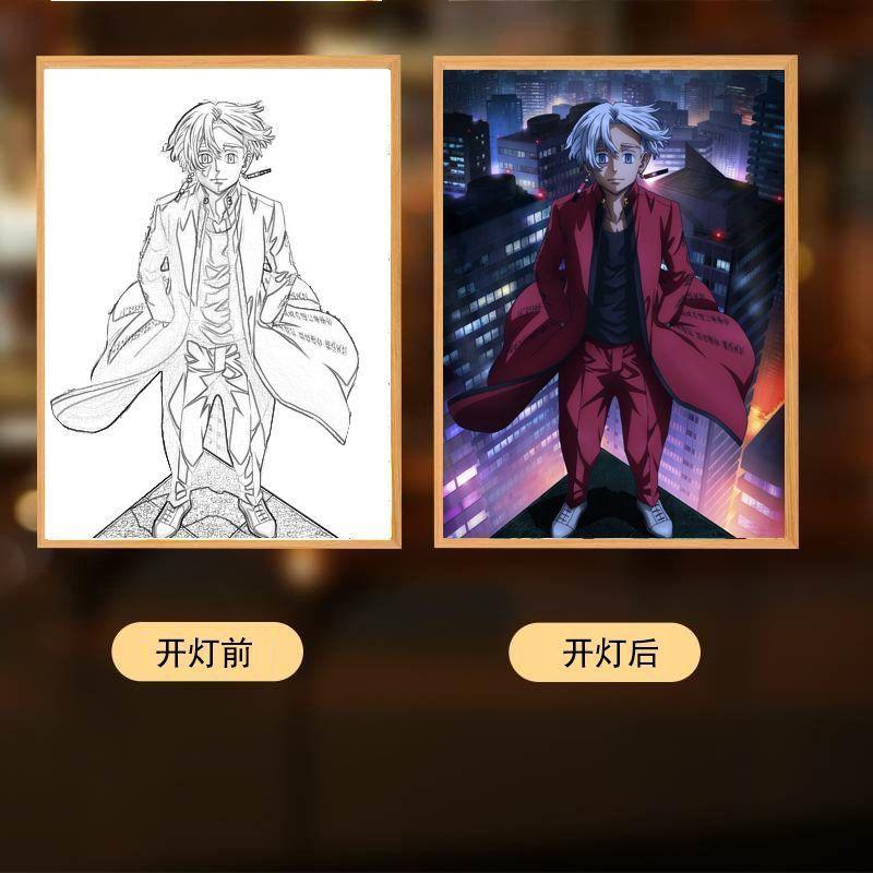 Токийские мстители Светопись Ханагаки Такэмичи Фигурка Лампа Крутой подарок