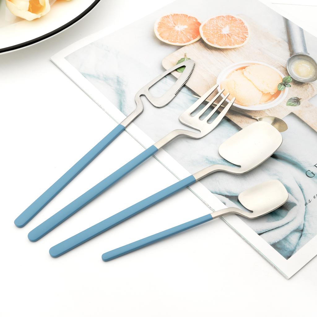 Set Utensili Cucina 42 Pezzi - Acciaio Inox E Nylon, Antiaderente E Lavabile In Lavastoviglie - Foto 4